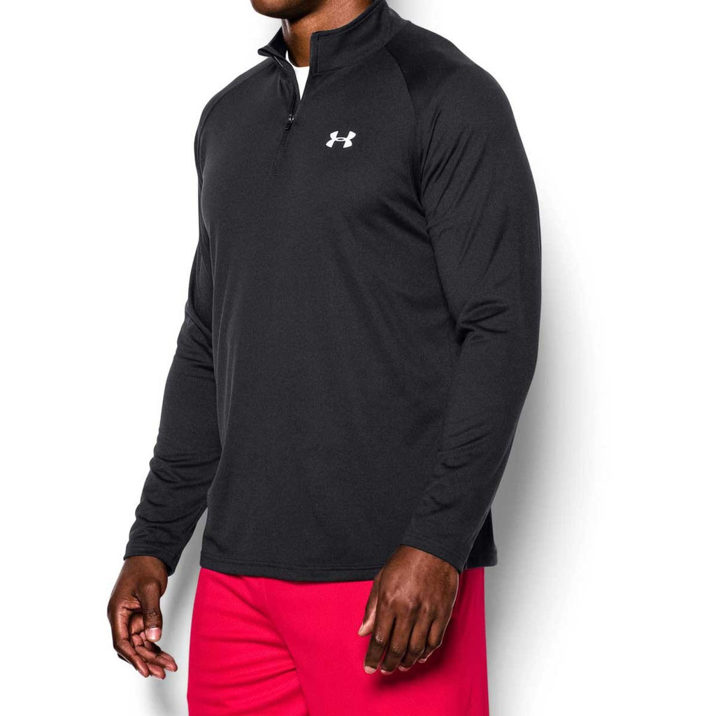 Under Armour Men's Black/White Tech Quarter Zip