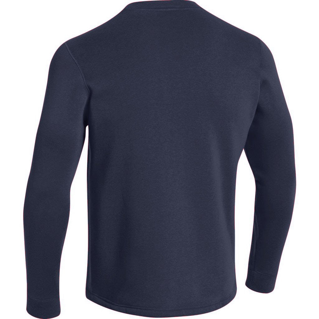 Under Armour Men's Navy Rival Fleece Crew