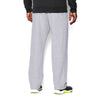 Under Armour Men's True Grey Heather/Black Rival Fleece Pants