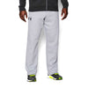 Under Armour Men's True Grey Heather/Black Rival Fleece Pants