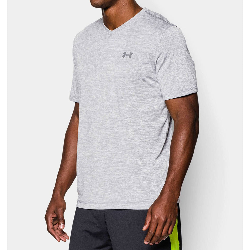 Under Armour Men's Steel UA Tech VNeck T-Shirt