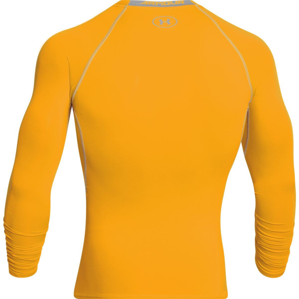 Under Armour Men's Gold HeatGear Armour L/S Compression Shirt