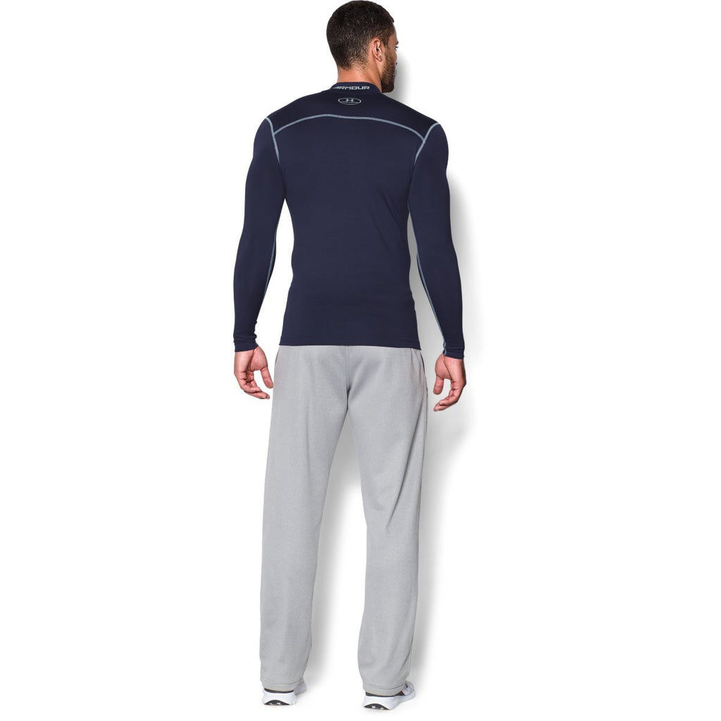 Under Armour Men's Navy ColdGear Armour Compression Mock