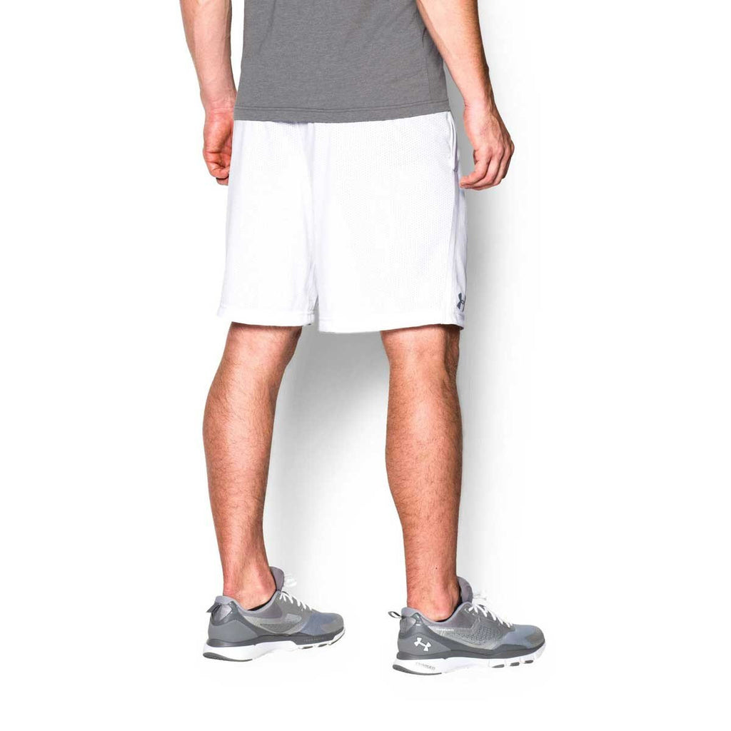 Under Armour Men's White UA Tech Mesh Shorts