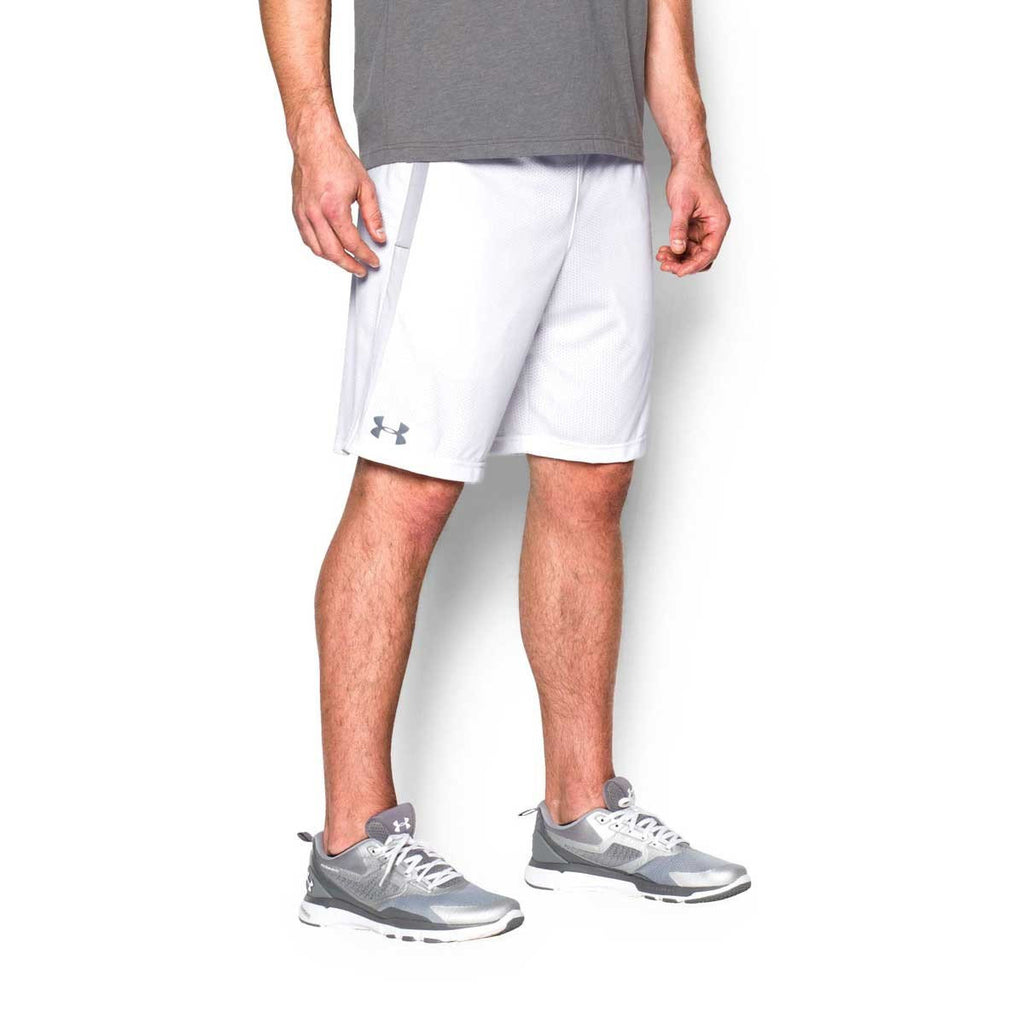 Under Armour Men's White UA Tech Mesh Shorts