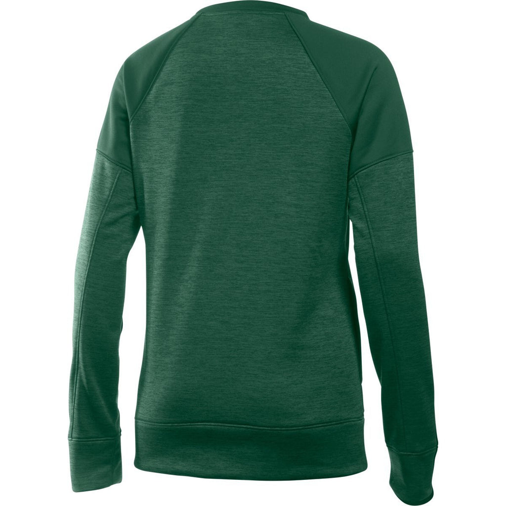 Under Armour Women's Forest Green Novelty Armour Fleece Crew