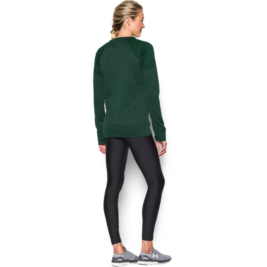 Under Armour Women's Forest Green Novelty Armour Fleece Crew