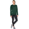 Under Armour Women's Forest Green Novelty Armour Fleece Crew