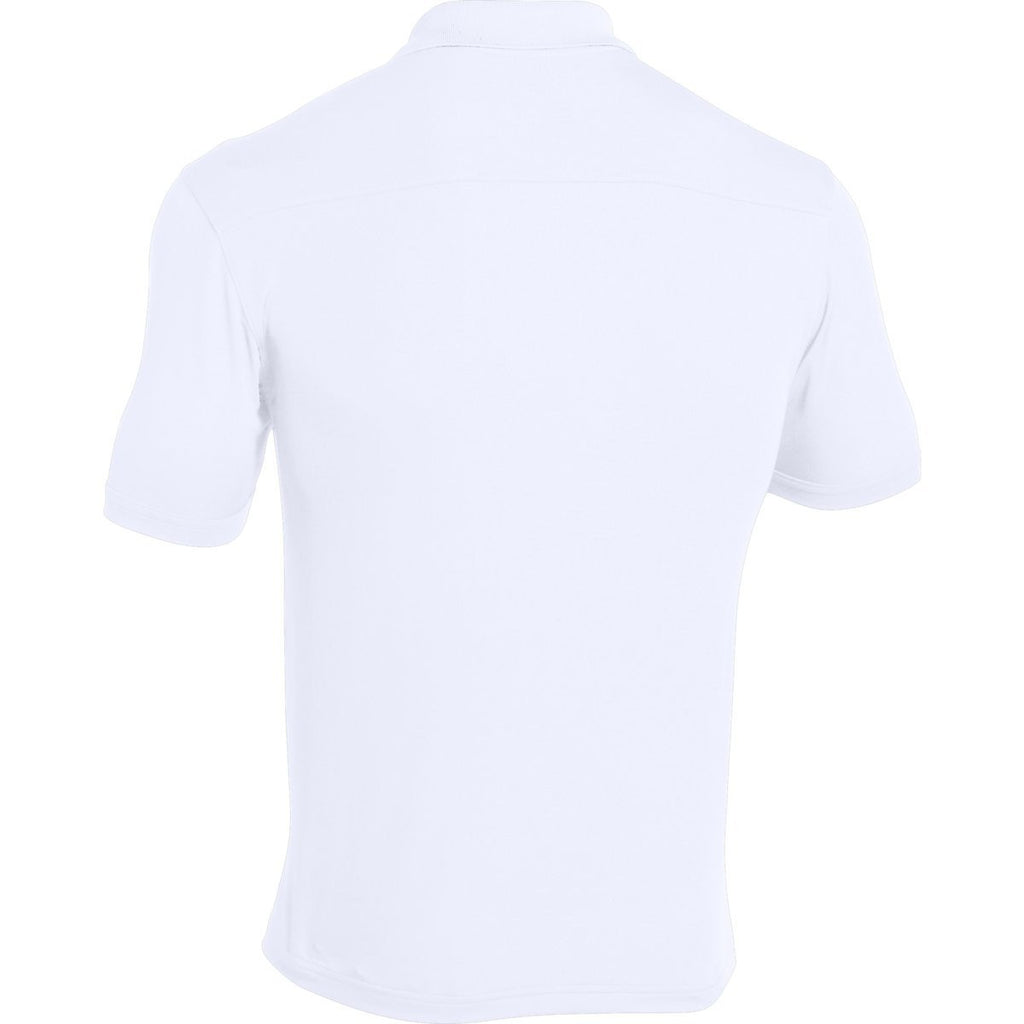 Under Armour Men's White Team Armour Polo