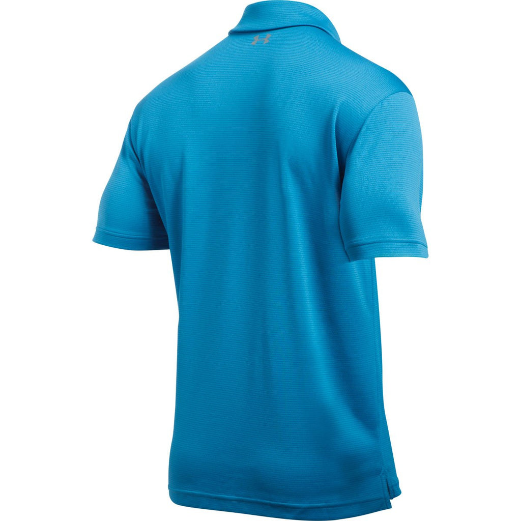 Under Armour Men's Bayou Blue/Graphite Tech Polo