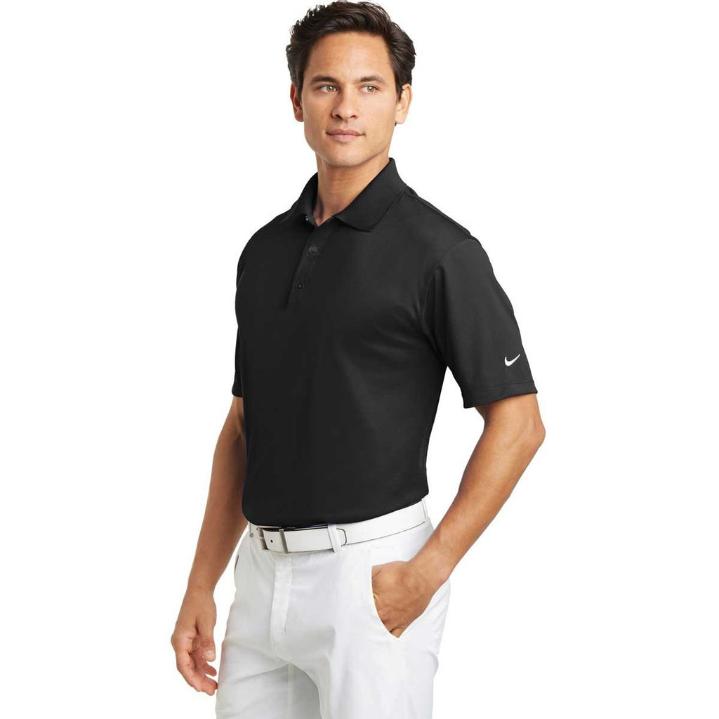 Nike Men's Black Tech Basic Dri-FIT S/S Polo