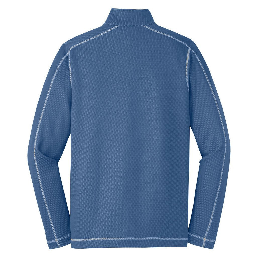 Nike Men's Blue Sphere Dry L/S Quarter Zip