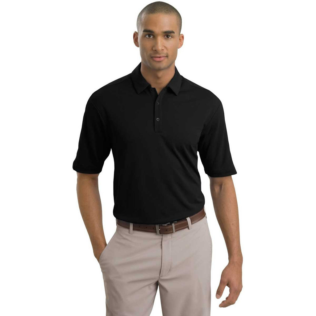 Nike Men's Black Tech Sport Dri-FIT S/S Polo