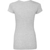 Next Level Women's Heather Gray Sporty V-Neck Tee