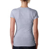 Next Level Women's Heather Gray Sporty V-Neck Tee