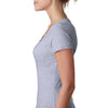 Next Level Women's Heather Gray Sporty V-Neck Tee