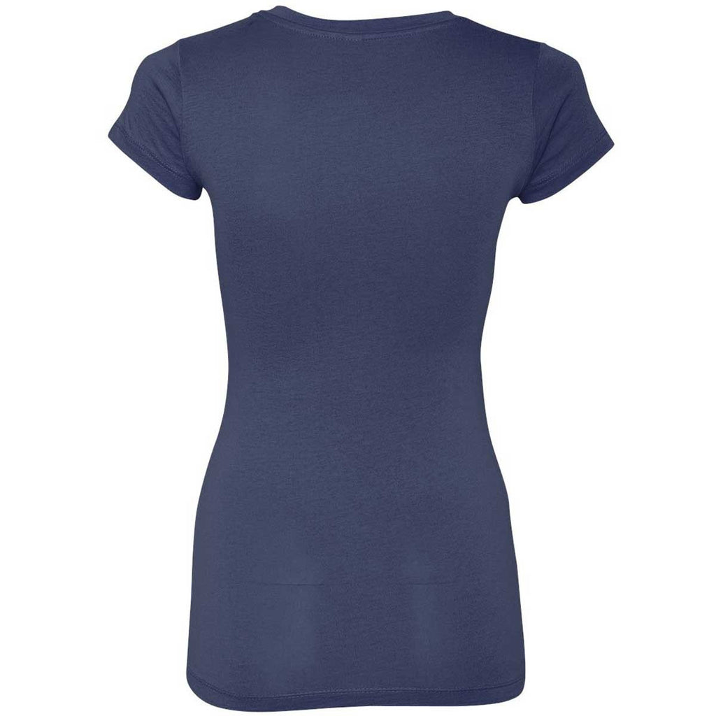 Next Level Women's Indigo Sporty V-Neck Tee