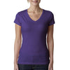 Next Level Women's Purple Rush Sporty V-Neck Tee