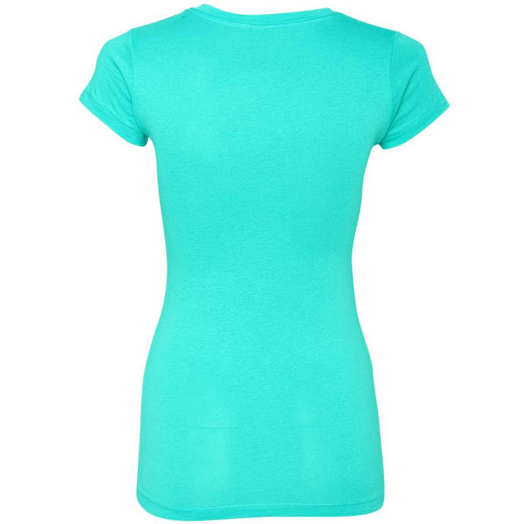 Next Level Women's Tahiti Blue Sporty V-Neck Tee