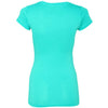 Next Level Women's Tahiti Blue Sporty V-Neck Tee