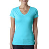 Next Level Women's Tahiti Blue Sporty V-Neck Tee