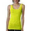 Next Level Women's Neon Yellow Jersey Tank Top