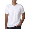 Next Level Men's White Premium Fitted Short-Sleeve Crew