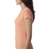 Next Level Women's Light Orange Poly/Cotton Short-Sleeve Tee