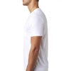 Next Level Men's White CVC Tee with Pocket