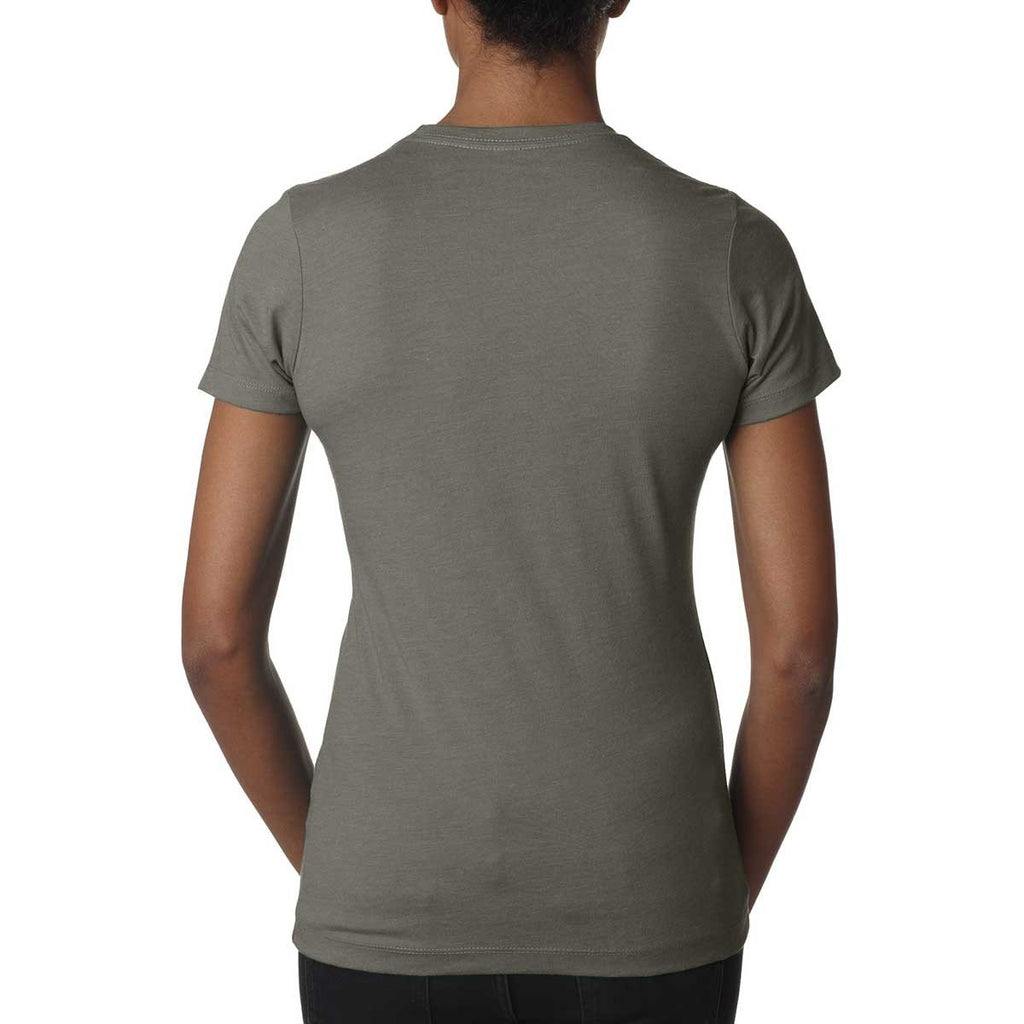 Next Level Women's Warm Gray CVC Crew Tee