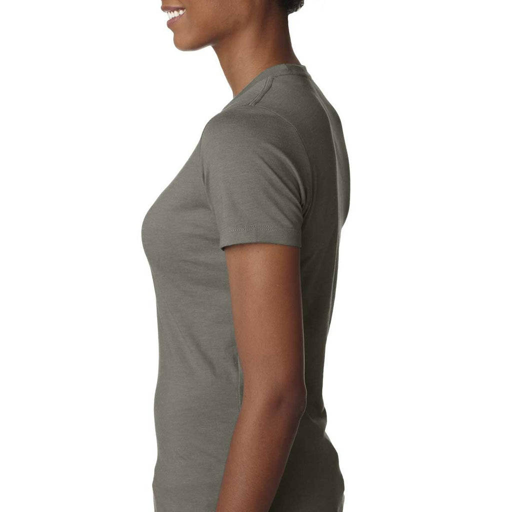 Next Level Women's Warm Gray CVC Crew Tee