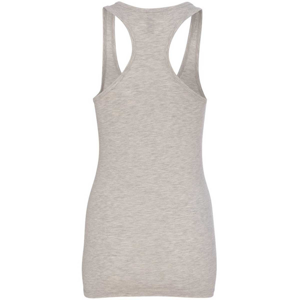 Next Level Women's Light Heather Gray Jersey Racerback Tank