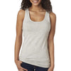 Next Level Women's Light Heather Gray Jersey Racerback Tank