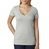 Next Level Women's Silk CVC Deep V Tee