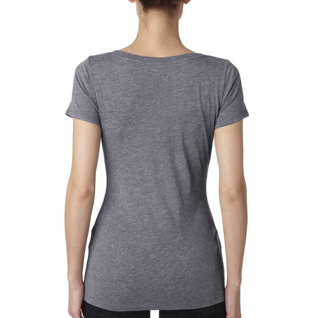 Next Level Women Premium Heather Triblend Scoop Tee