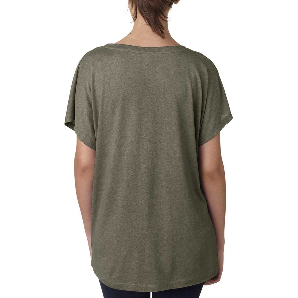 Next Level Women's Venetian Gray Triblend Dolman