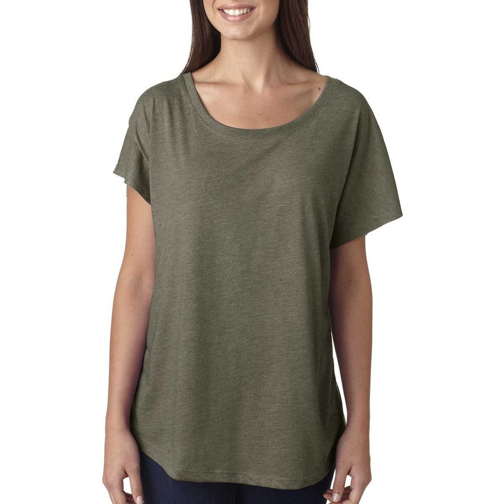 Next Level Women's Venetian Gray Triblend Dolman