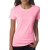 Next Level Women's Hot Pink Slub Crew Tee