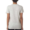 Next Level Women's Light Heather Gray Slub Crew Tee