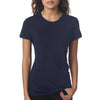 Next Level Women's Midnight Navy Slub Crew Tee