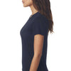 Next Level Women's Midnight Navy Slub Crew Tee