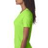 Next Level Women's Neon Green Slub Crew Tee