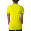 Next Level Women's Neon Yellow Slub Crew Tee