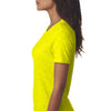 Next Level Women's Neon Yellow Slub Crew Tee