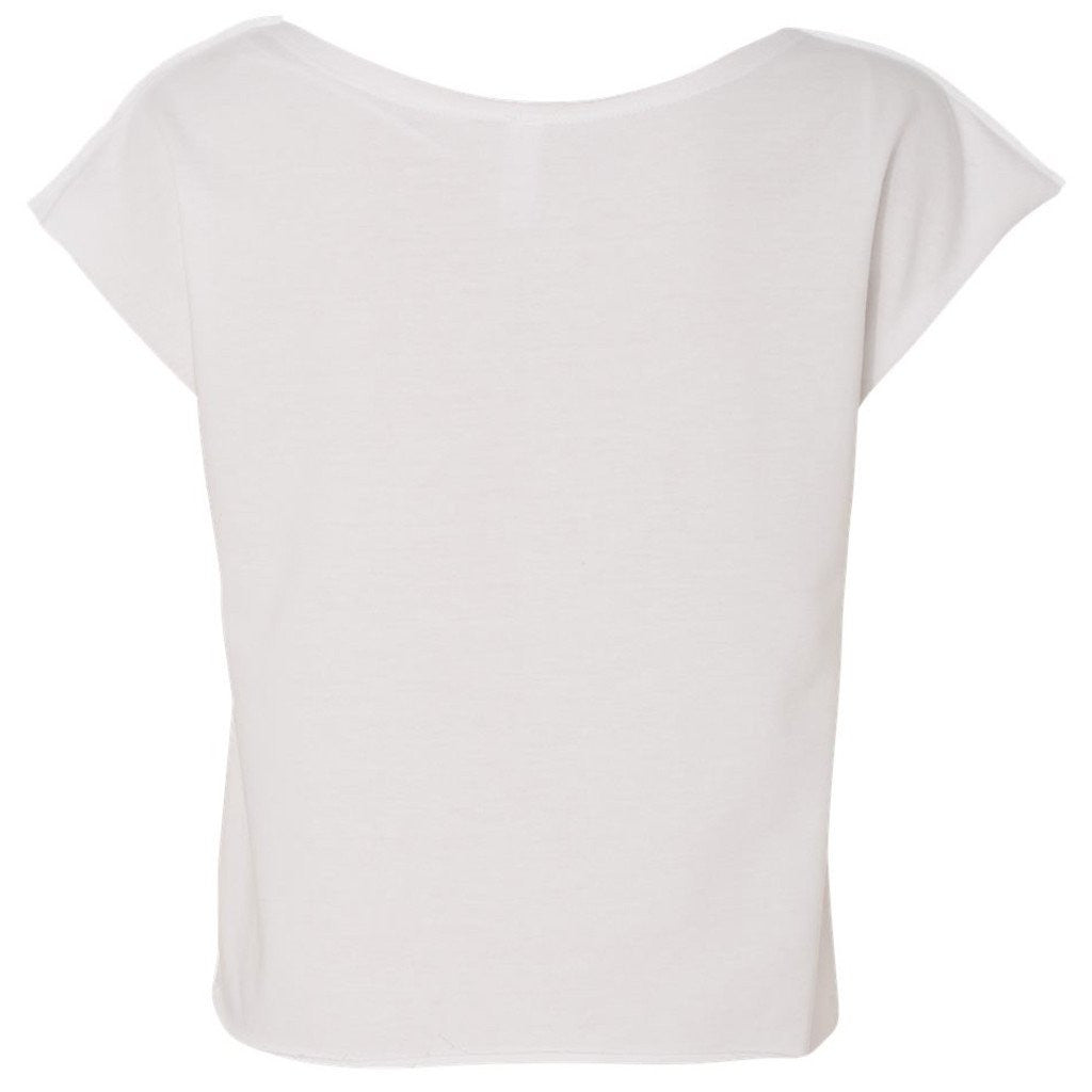 Next Level Women's White Terry Dolman Tee