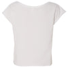 Next Level Women's White Terry Dolman Tee