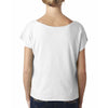 Next Level Women's White Terry Dolman Tee