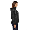 North End Women's Black Sirius Jacket with Embossed Print