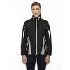 North End Women's Black Impact Active Lite Colorblock Jacket