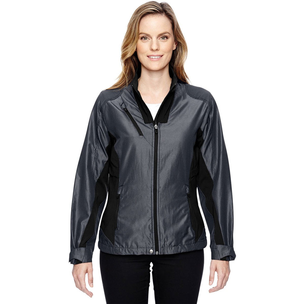 North End Women's Carbon Two-Tone Lightweight Jacket